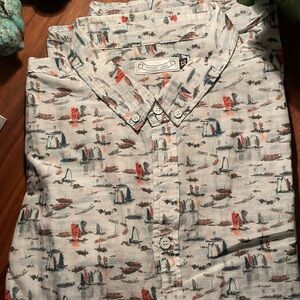 Oxford lads short sleeve camp shirt